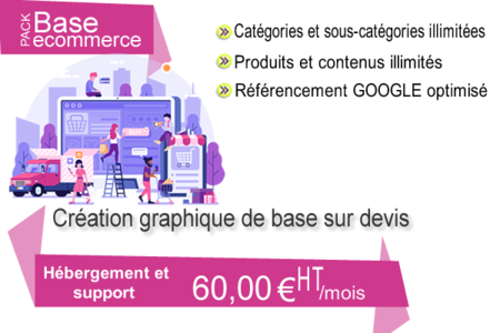 Cration boutique ecommerce de base - agence web ISDI